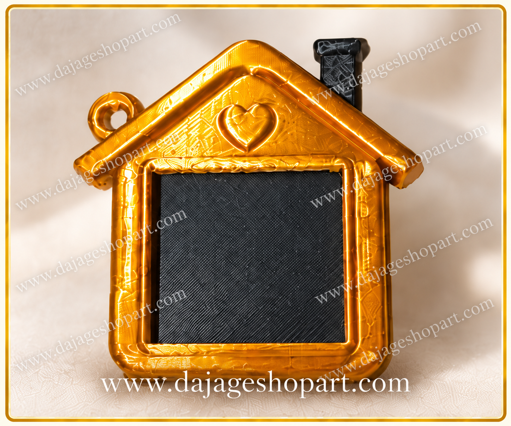 llavero portarretrato en forma de casita | Foto personalizada laminada |
