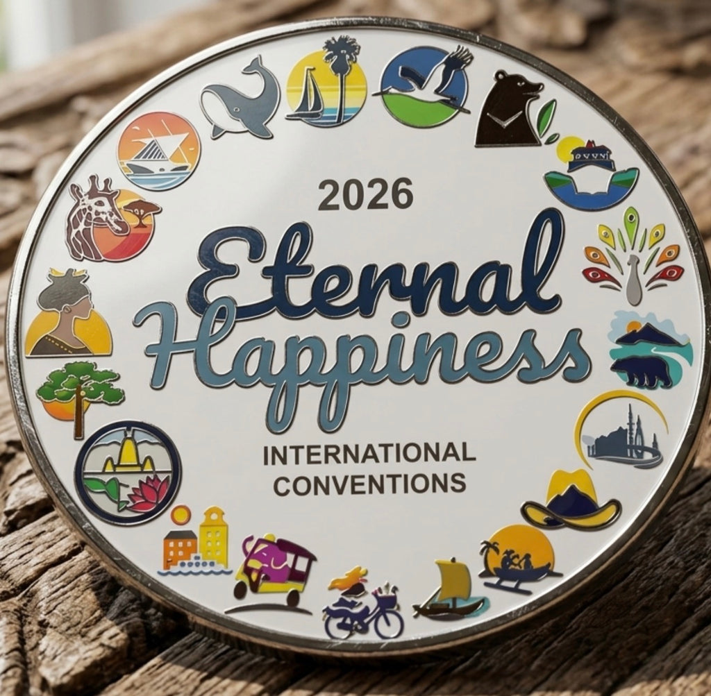 Pin o broches de la Asamblea Internacional Eternal Happiness 2026