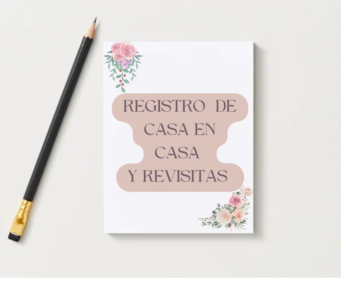 Registro de predicación de casa en casa y revisitas