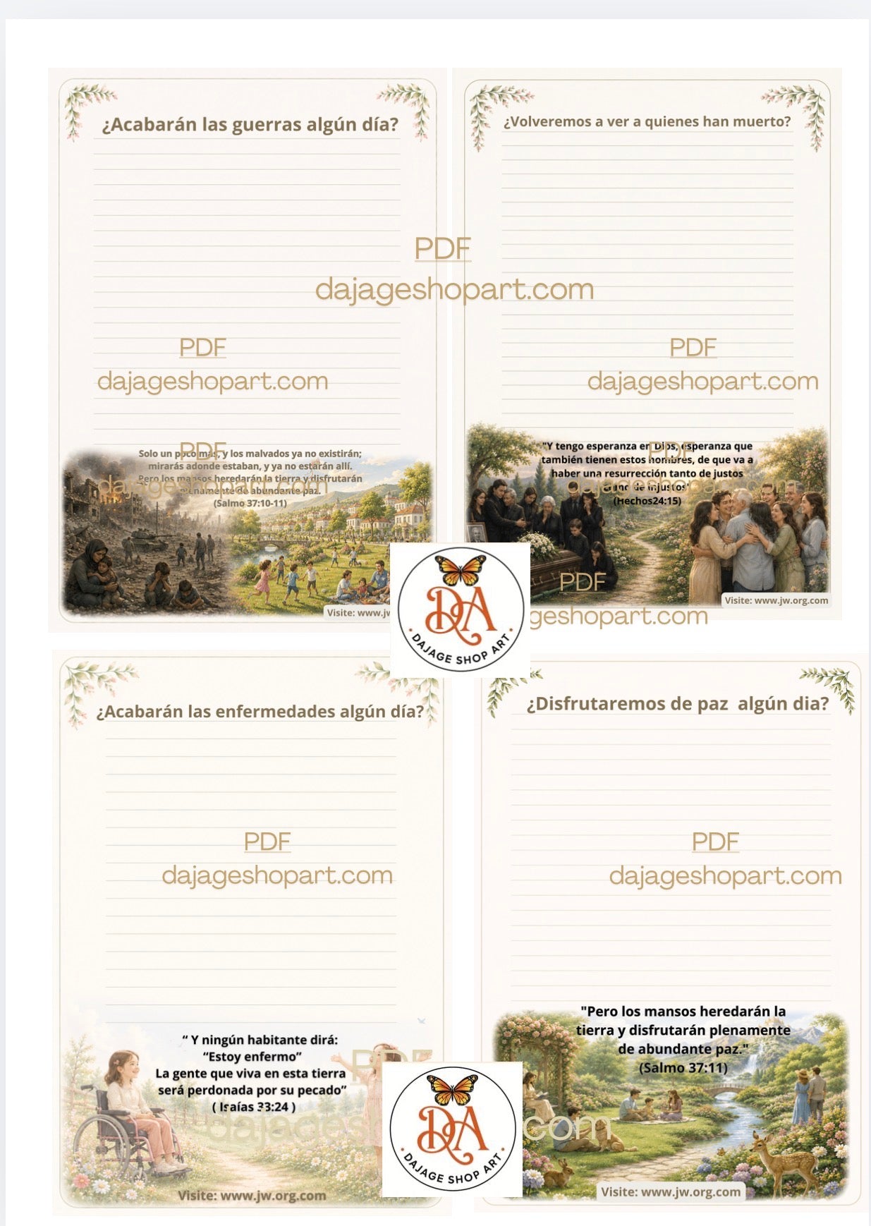 11 diseños y temas  diferentes para cartas pdf descargas