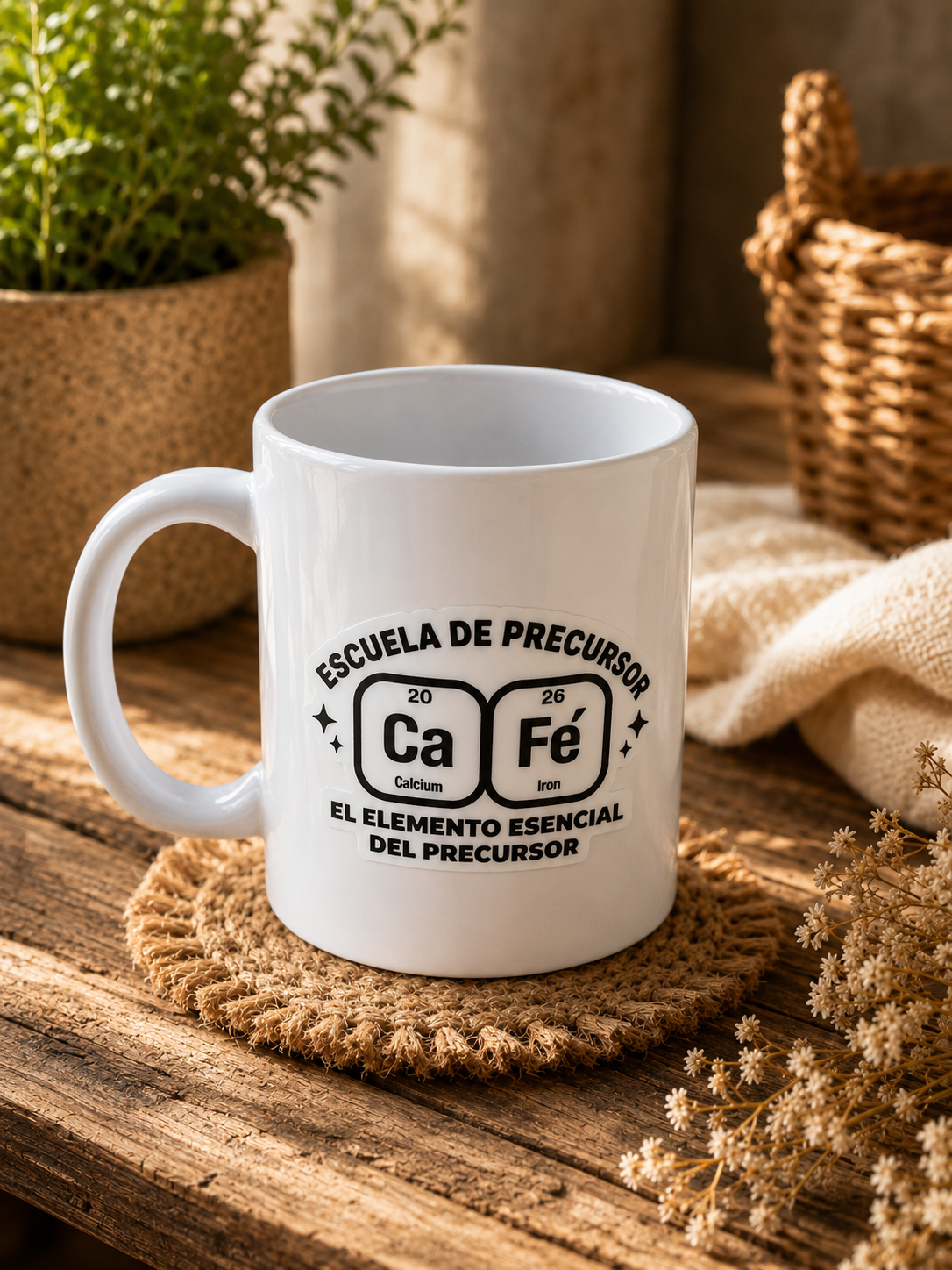 Taza Sublimada para escuela de precursor 2026
